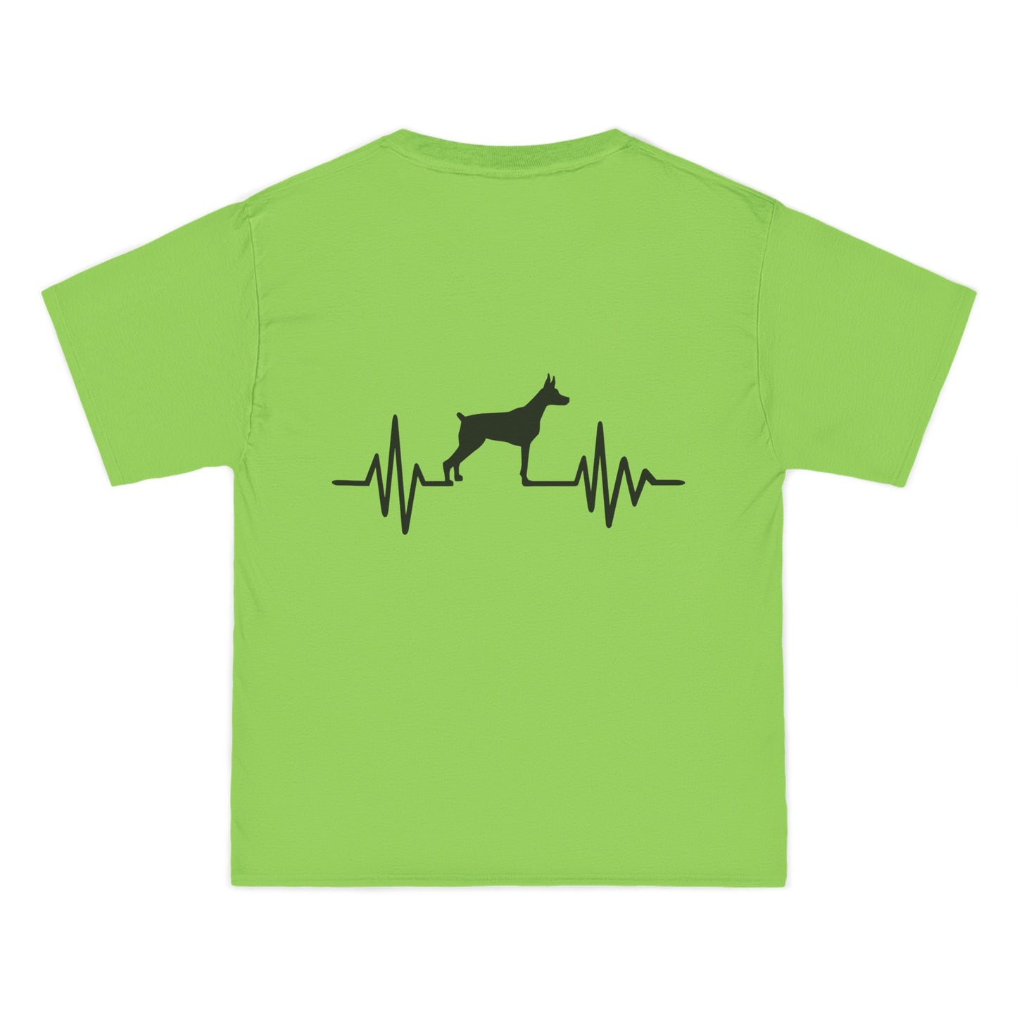 My Heart Beats For Dobermans Men's Short-Sleeve Crewneck Tee