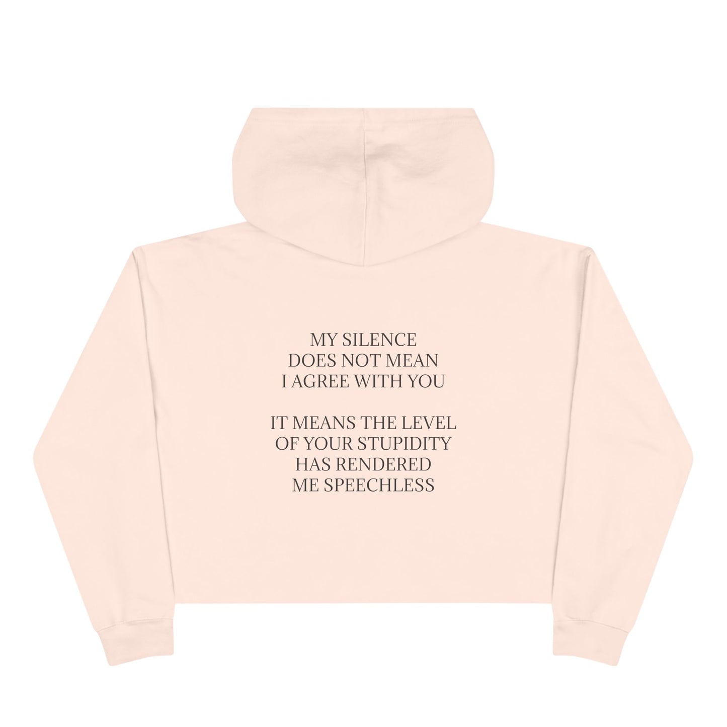 Speechless Women's Crop Hoodie