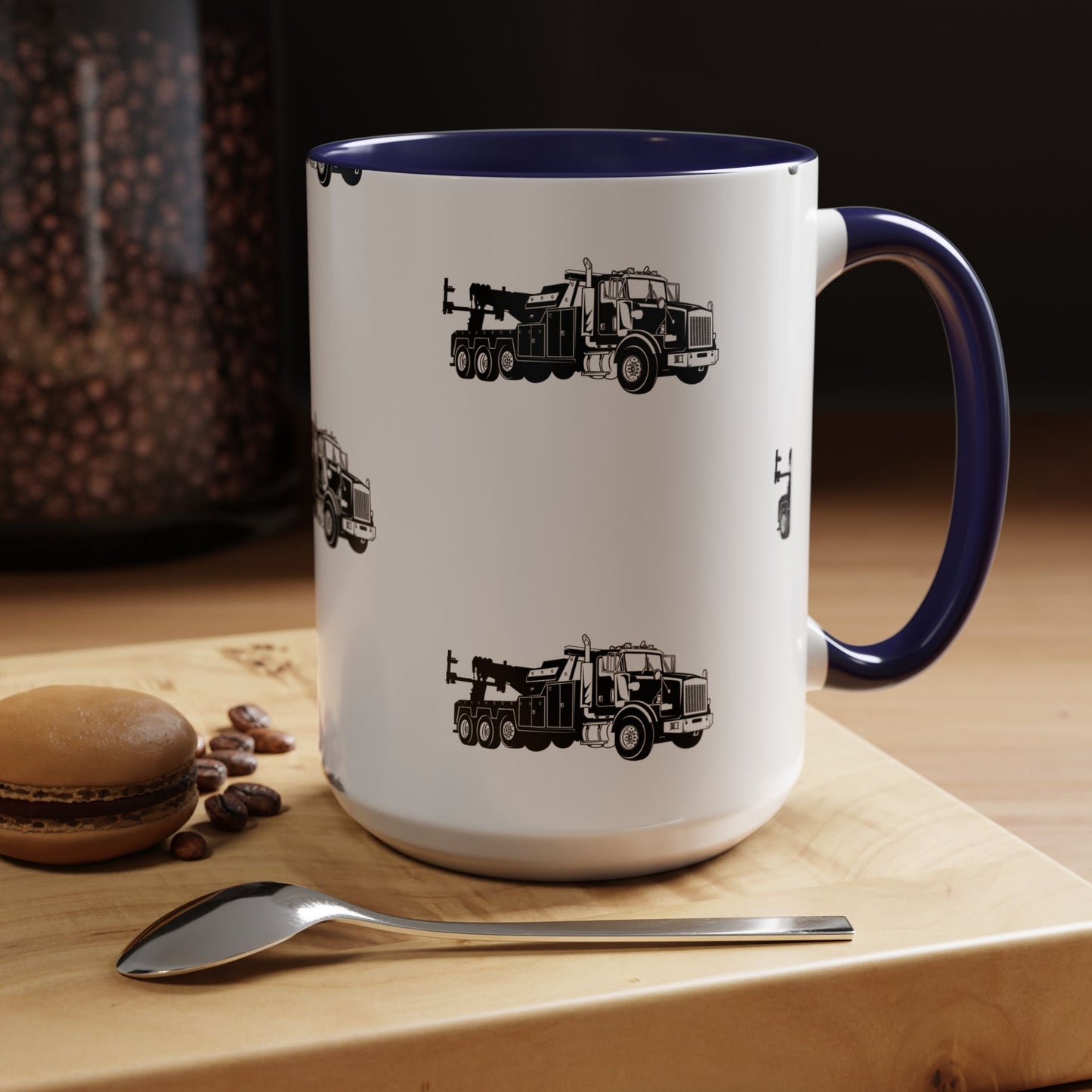 Heavy Tow Truck 2-Tone Coffee Mug