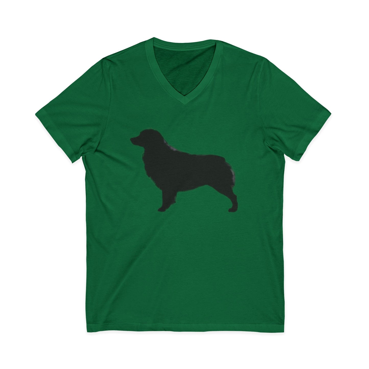 Aussie Silhouette Unisex Short Sleeve V-Neck Tee