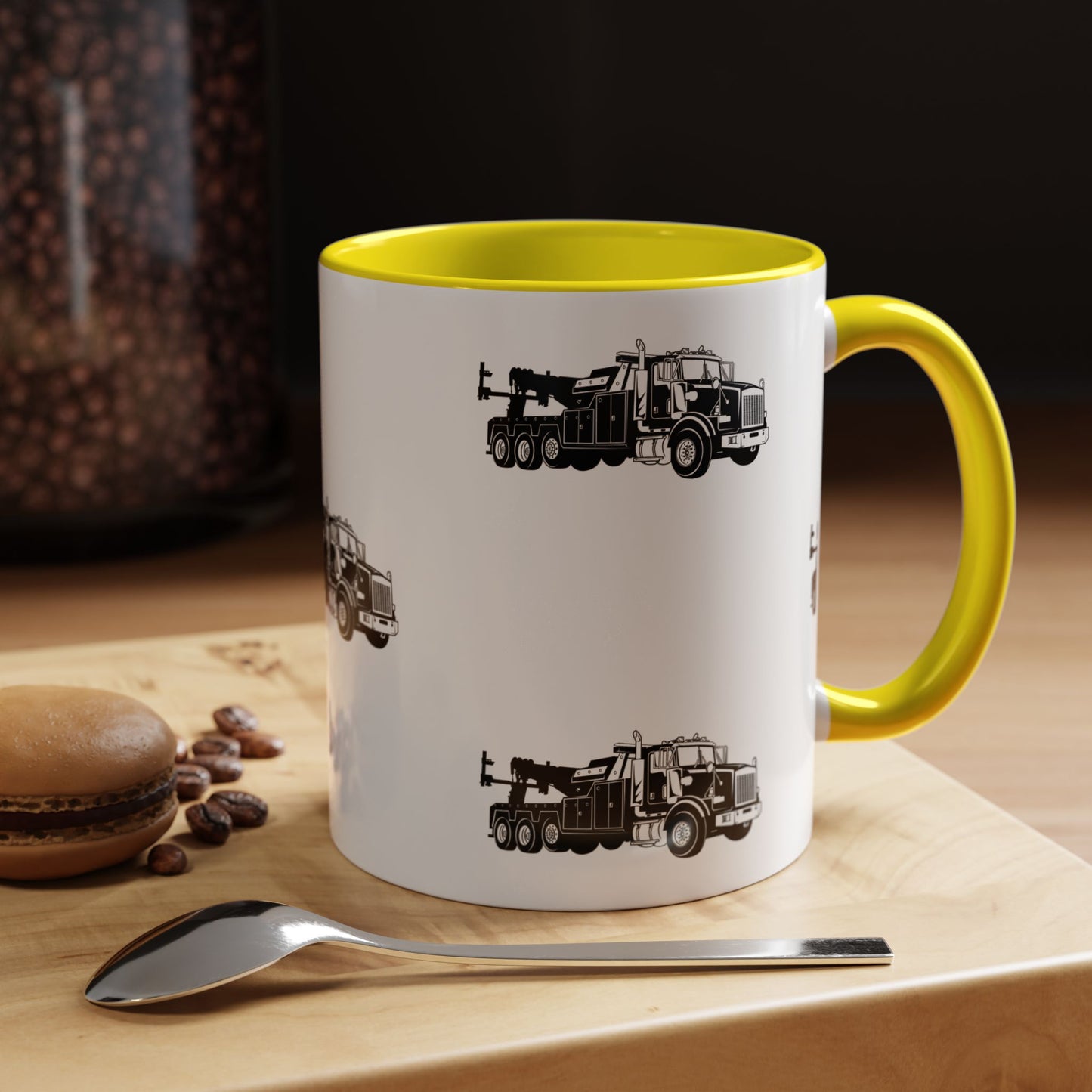 Heavy Tow Truck 2-Tone Coffee Mug