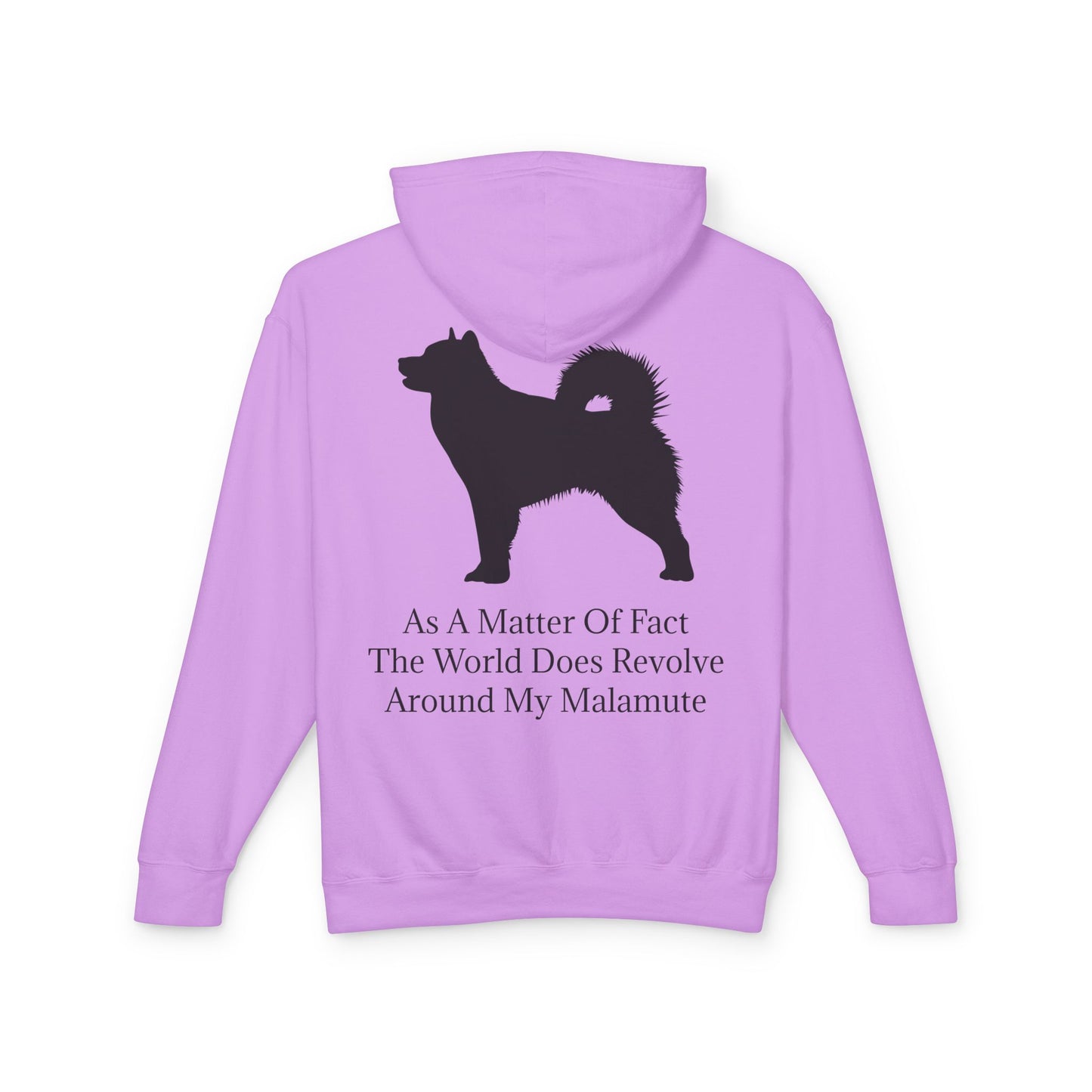 Matter Of Fact Malamute Unisex Lightweight Hoodie