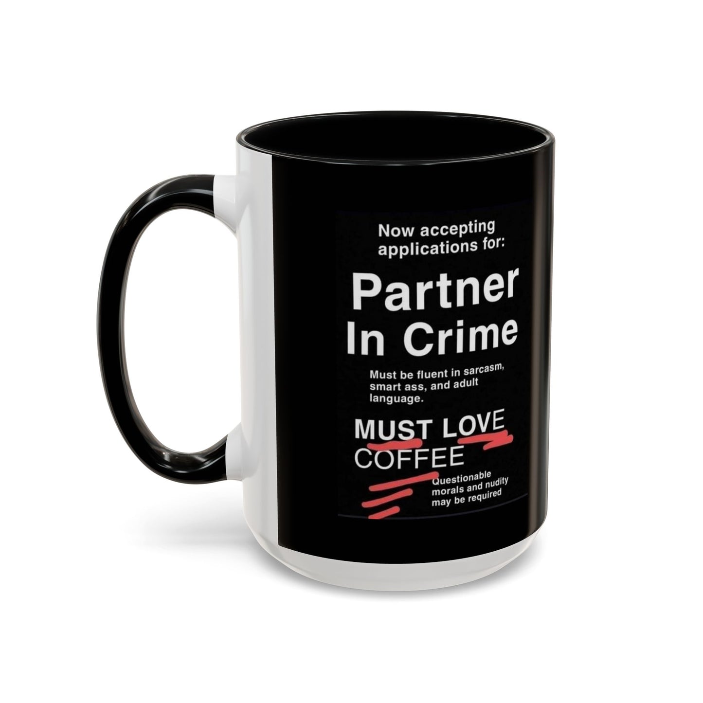 Partner In Crime 2-Tone Coffee Mug