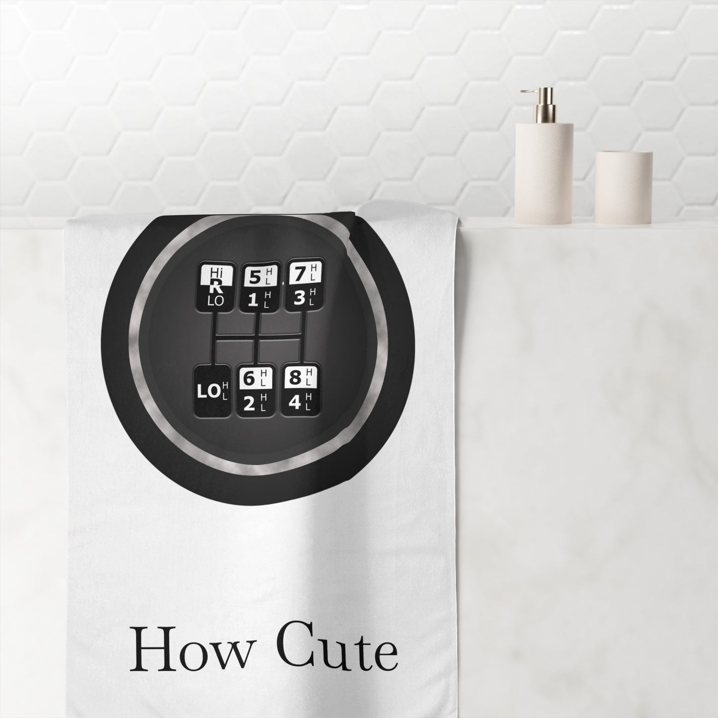 5 Speed How Cute Mink-Cotton  Beach Towel