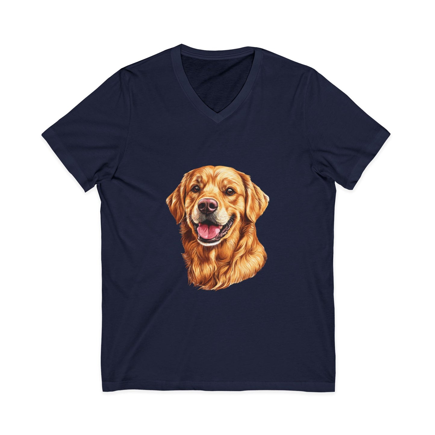 Golden Head Unisex Short Sleeve V-Neck Tee