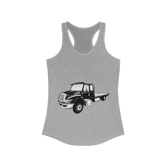 Flatbed Tow Truck Women's Racerback Tank