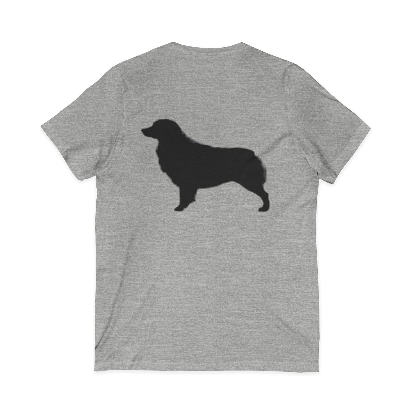Aussie Silhouette Unisex Short Sleeve V-Neck Tee