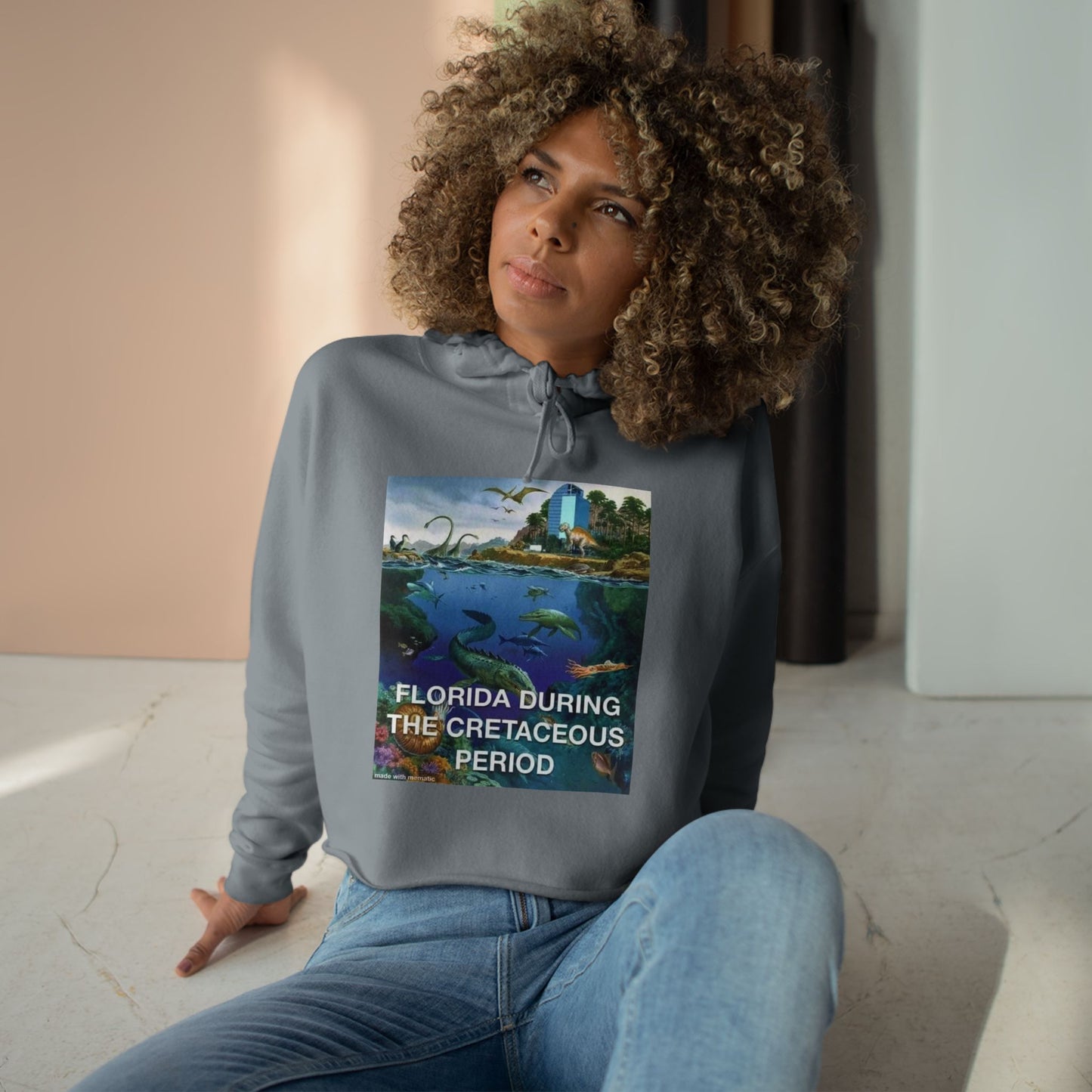 I-4 Eyesore Women's Crop Hoodie