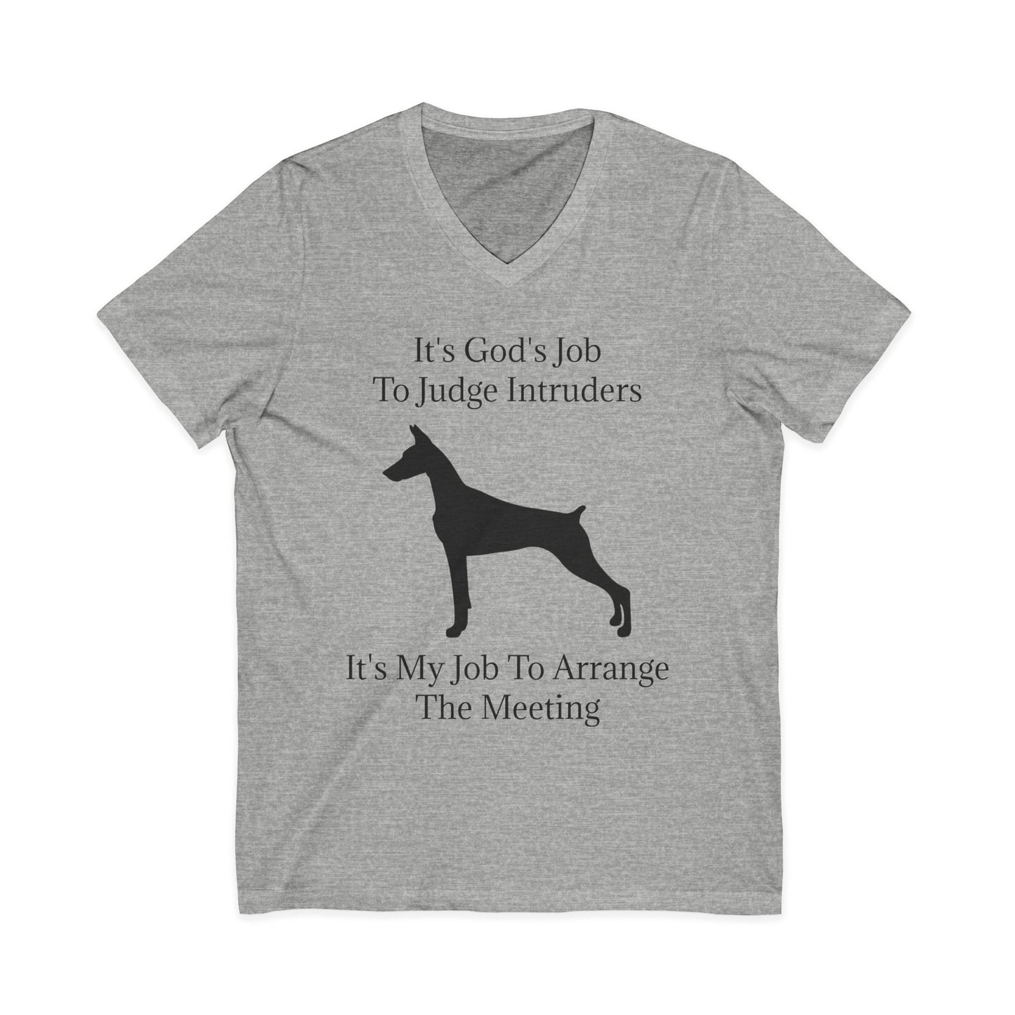 Arrange The Meeting Unisex Short Sleeve V-Neck Tee