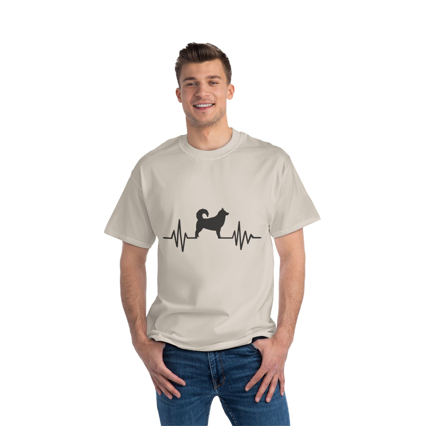 My Heart Beats For Malamutes Men's Short-Sleeve Crewneck Tee