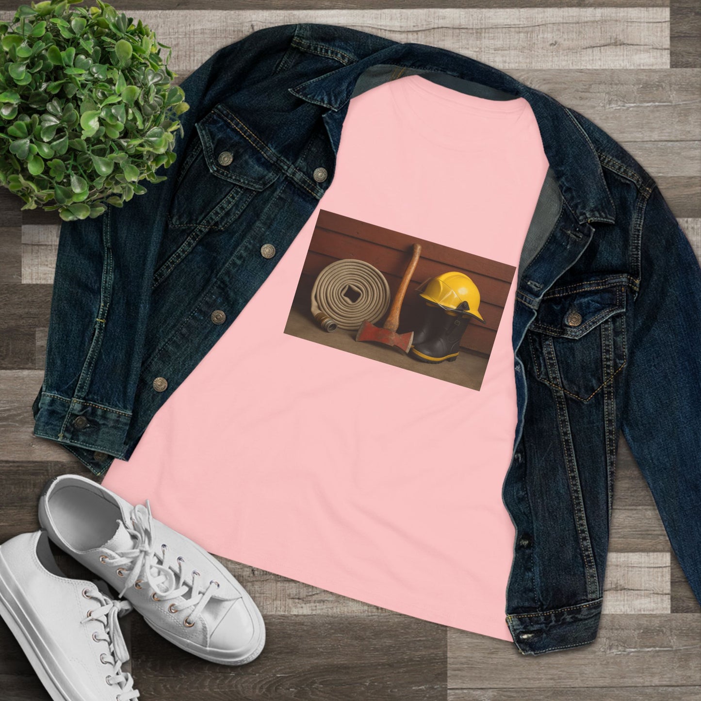 Fire/Rescue Appreciation Women's Short Sleeve Crewneck Tee