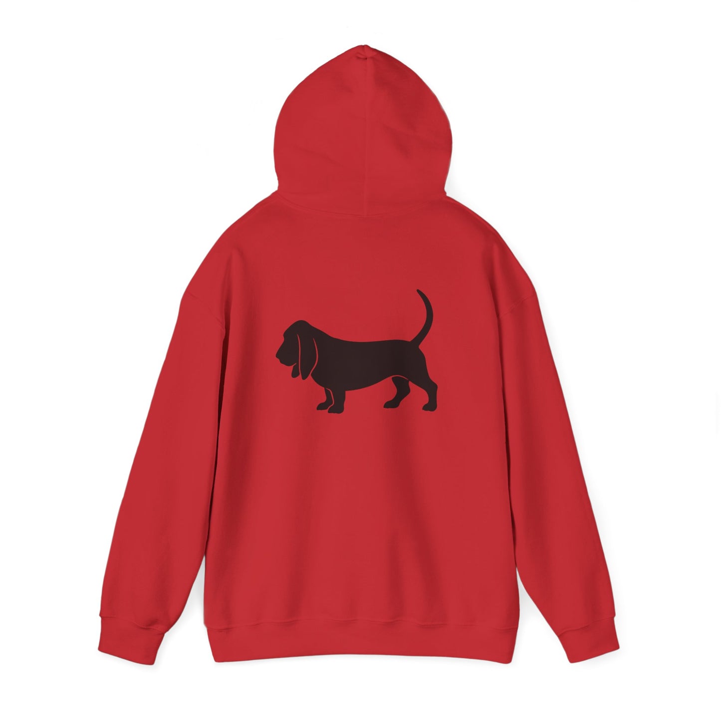 Basset Hound Silhouette Unisex Hoodie
