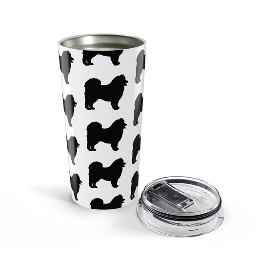 Samoyed Silhouette Tumbler