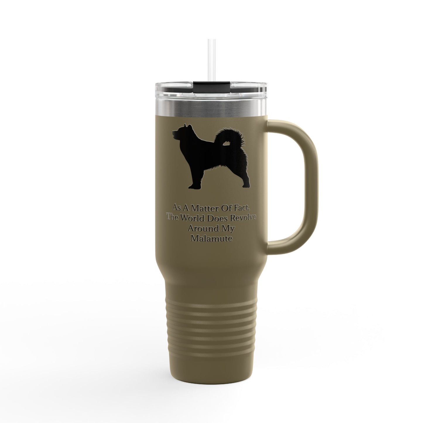 Matter Of Fact Malamute Insulated Travel Mug