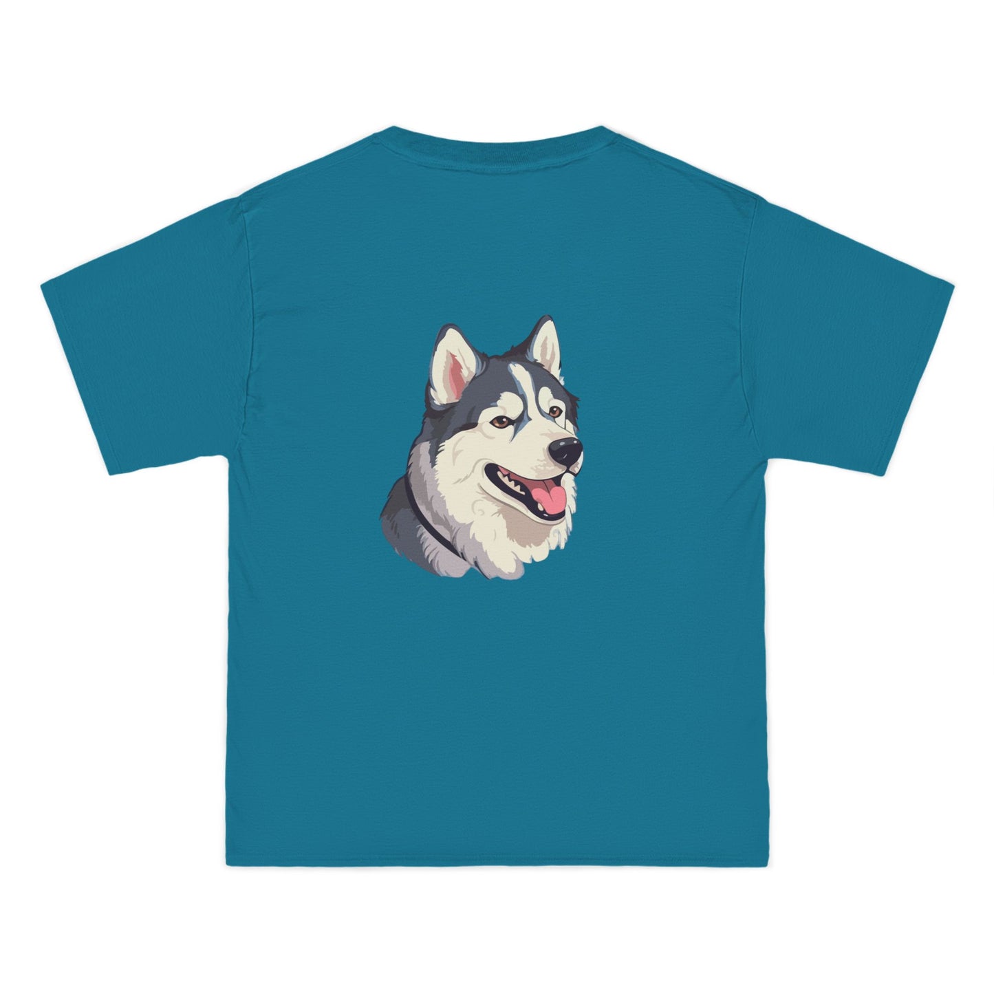 Malamute Head Men's Short-Sleeve Crewneck Tee
