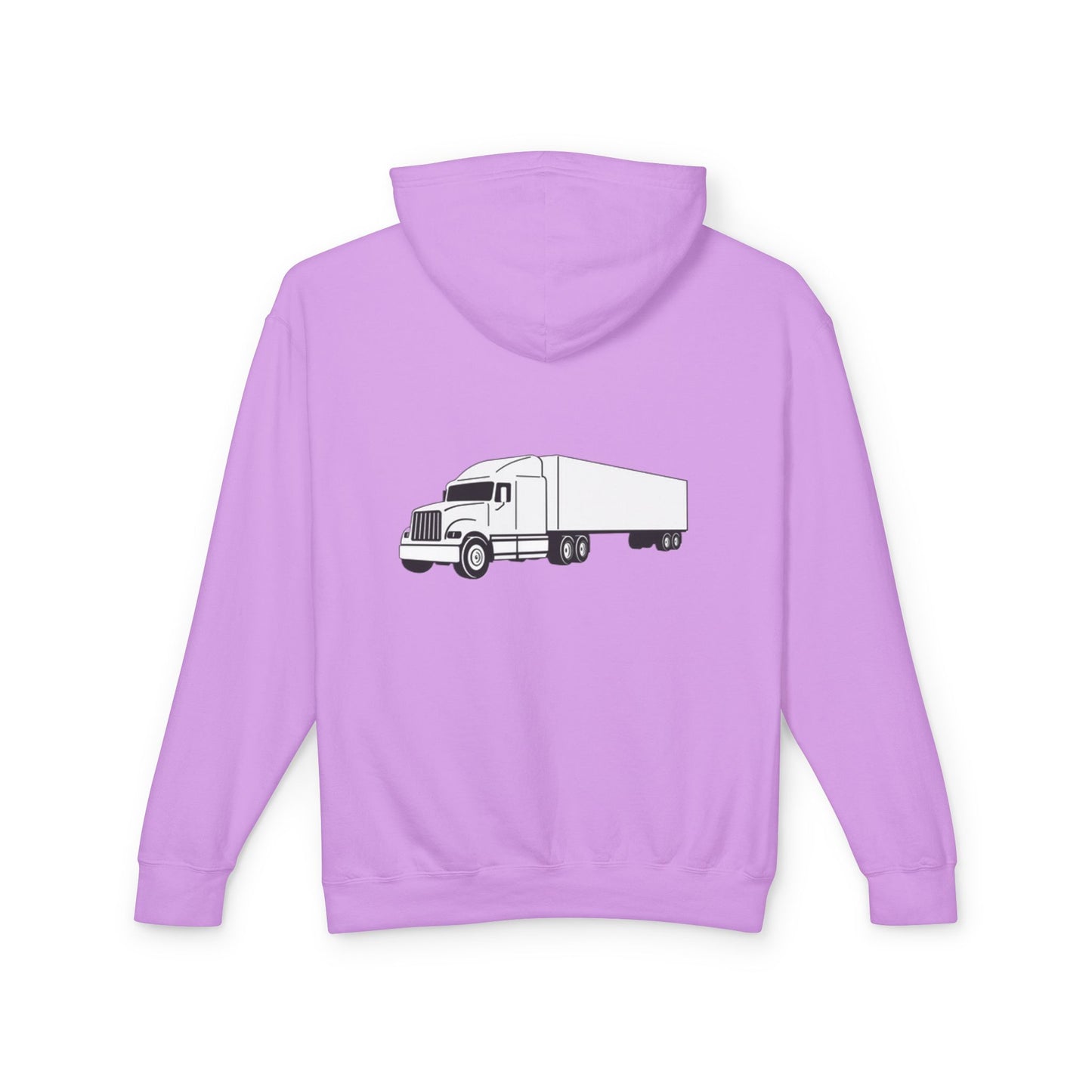 Semi Truck Unisex Lightweight Hoodie