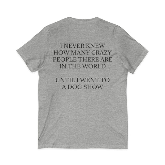 Never Knew Unisex Short Sleeve V-Neck Tee
