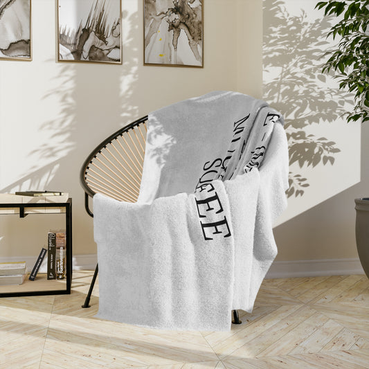 Einstein's Theory Of Coffee Velveteen Microfiber Blanket