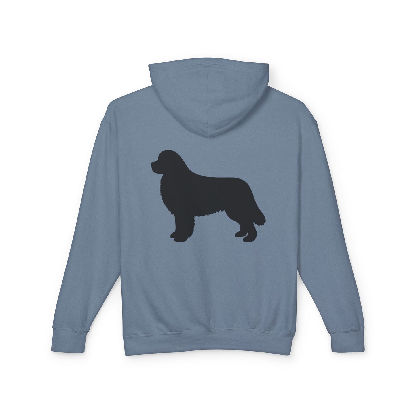 Newfie Silhouette Unisex Lightweight Hoodie