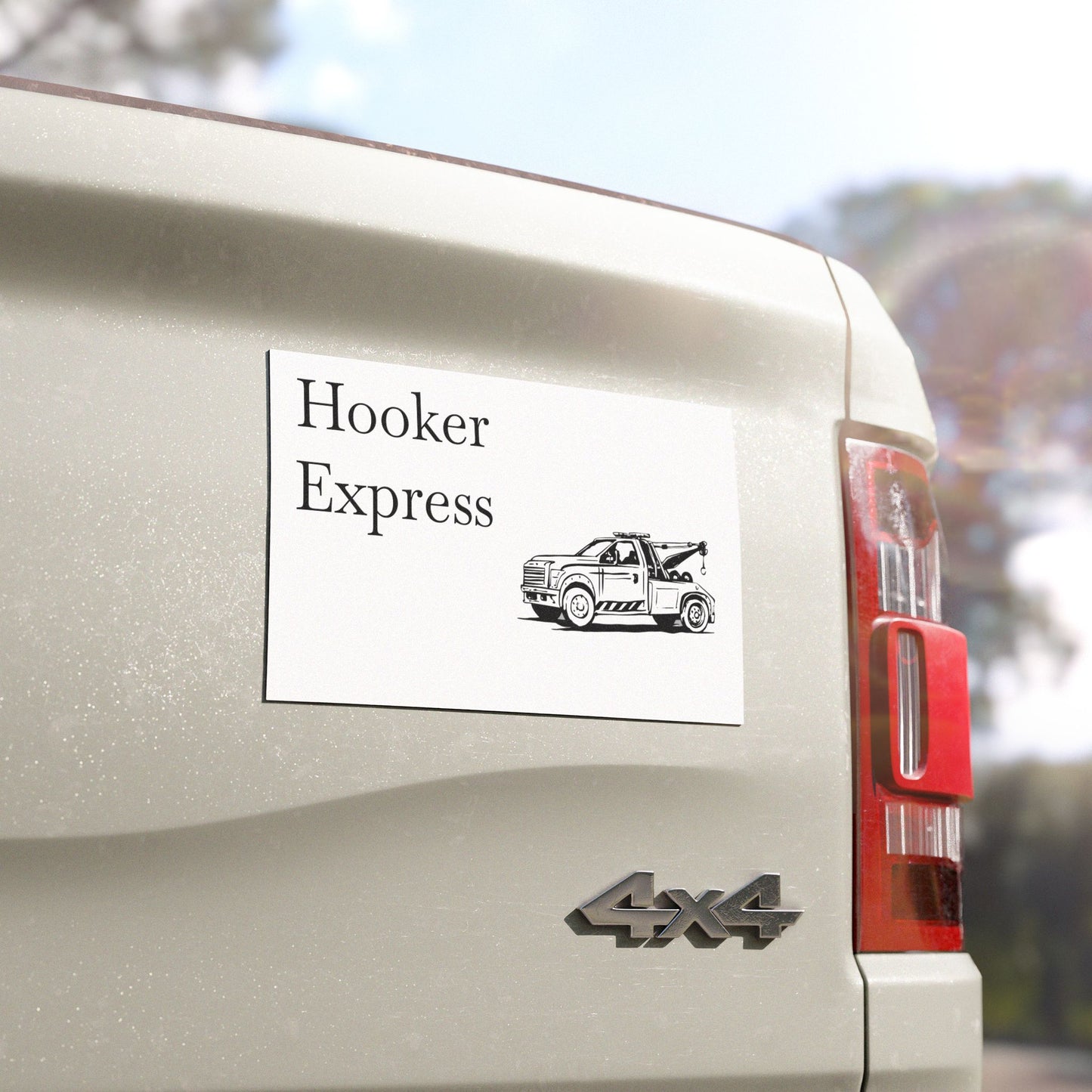 H**ker Express Wheel Lift Tow Truck Indoor/Outdoor Magnet