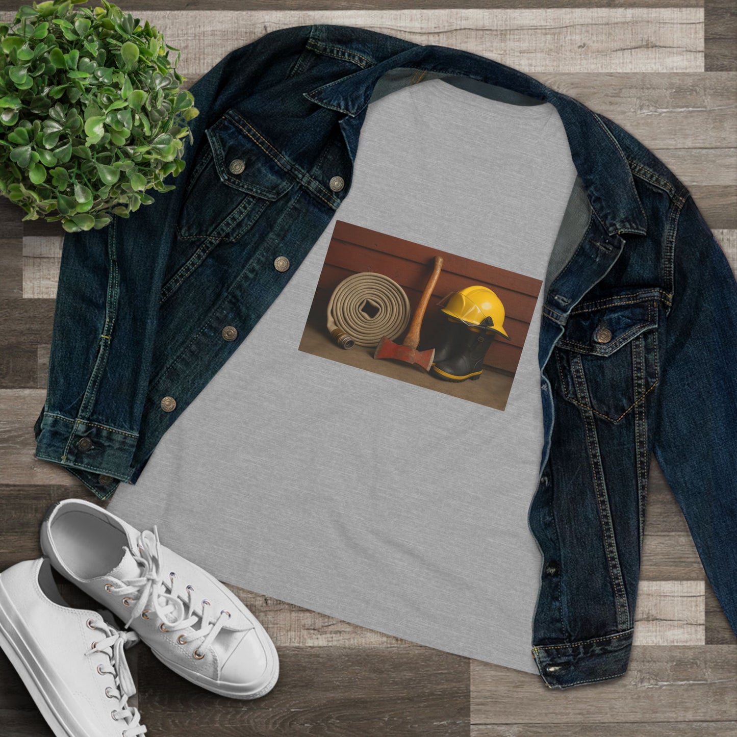 Fire/Rescue Appreciation Women's Short Sleeve Crewneck Tee
