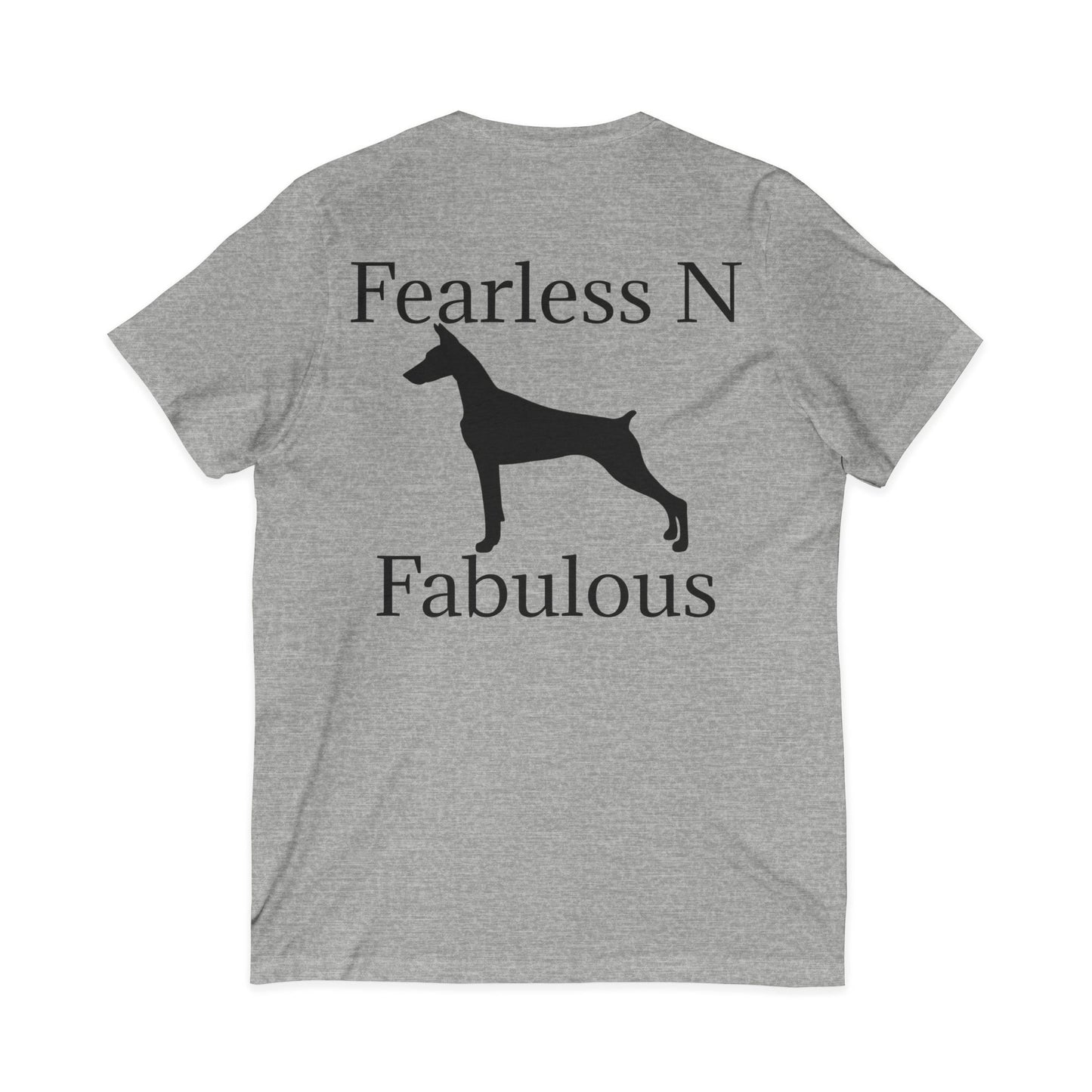 Fearless N Fabulous Unisex Short Sleeve V-Neck Tee