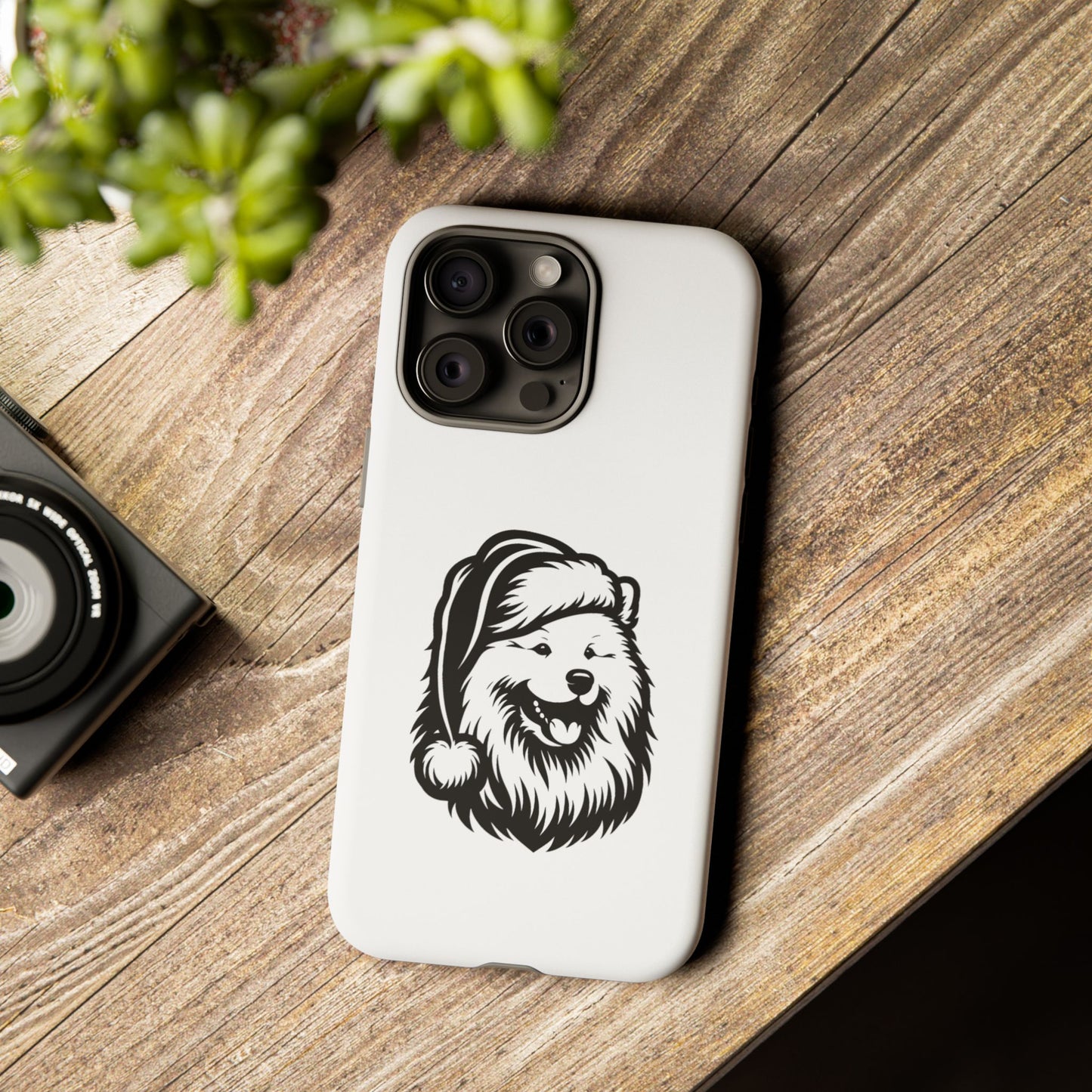 Santa Paws Samoyed iPhone Case
