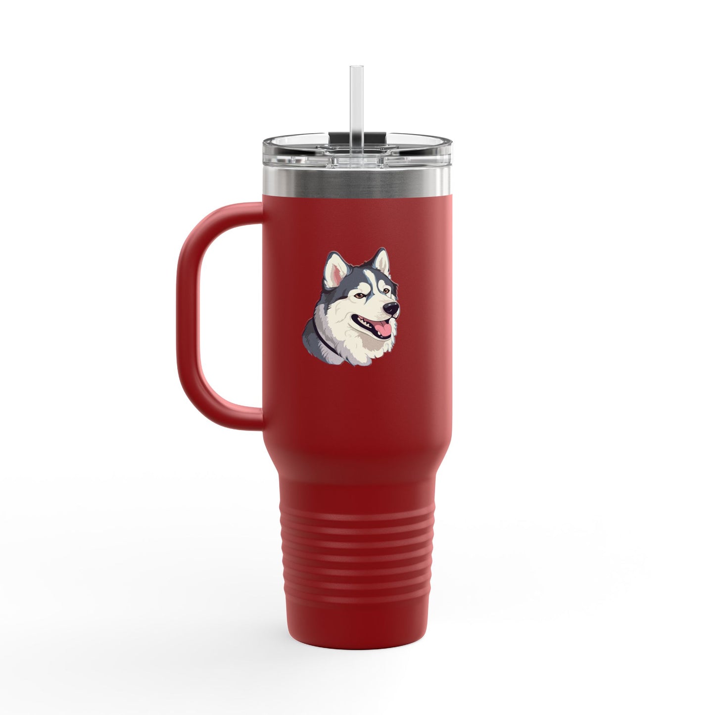 Malamute Head Insulated Travel Mug