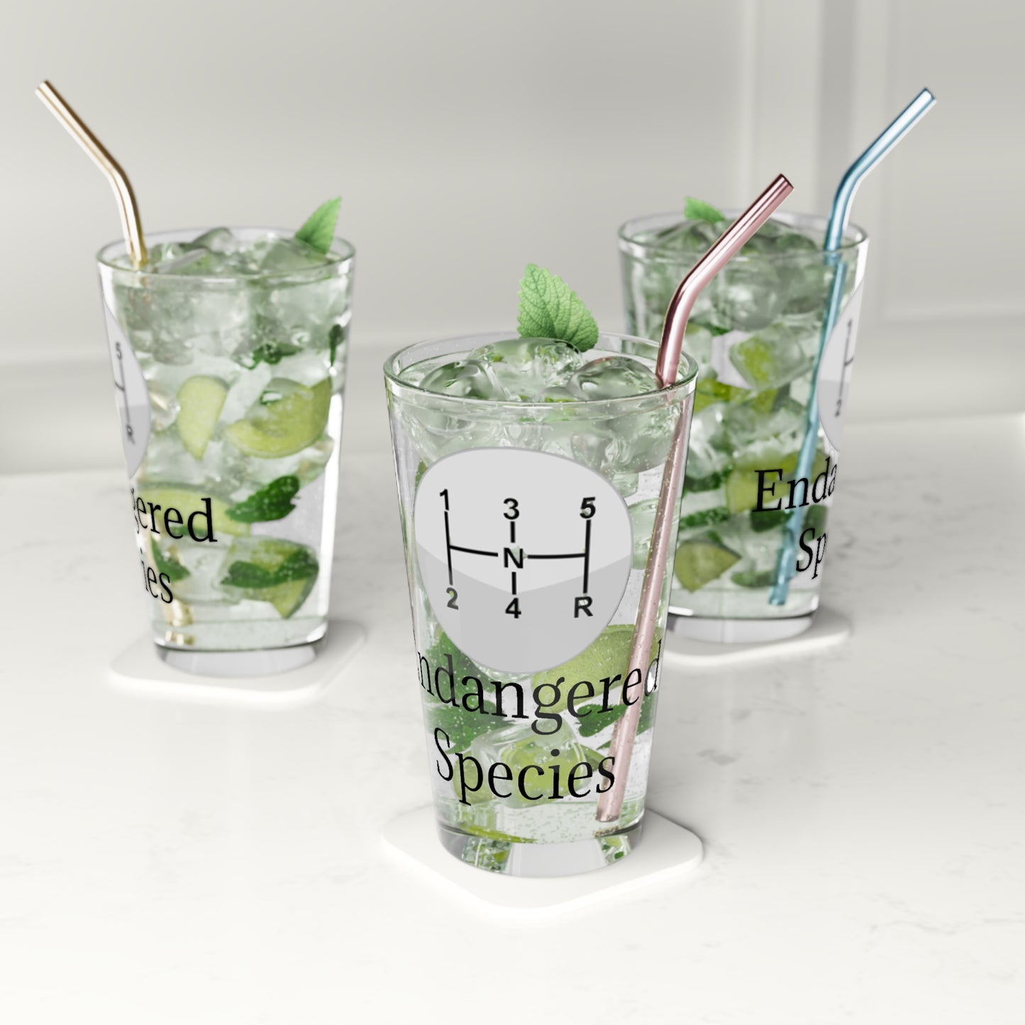 Endangered Species Drinking Glass