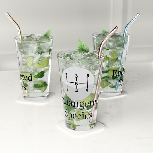 Endangered Species Drinking Glass