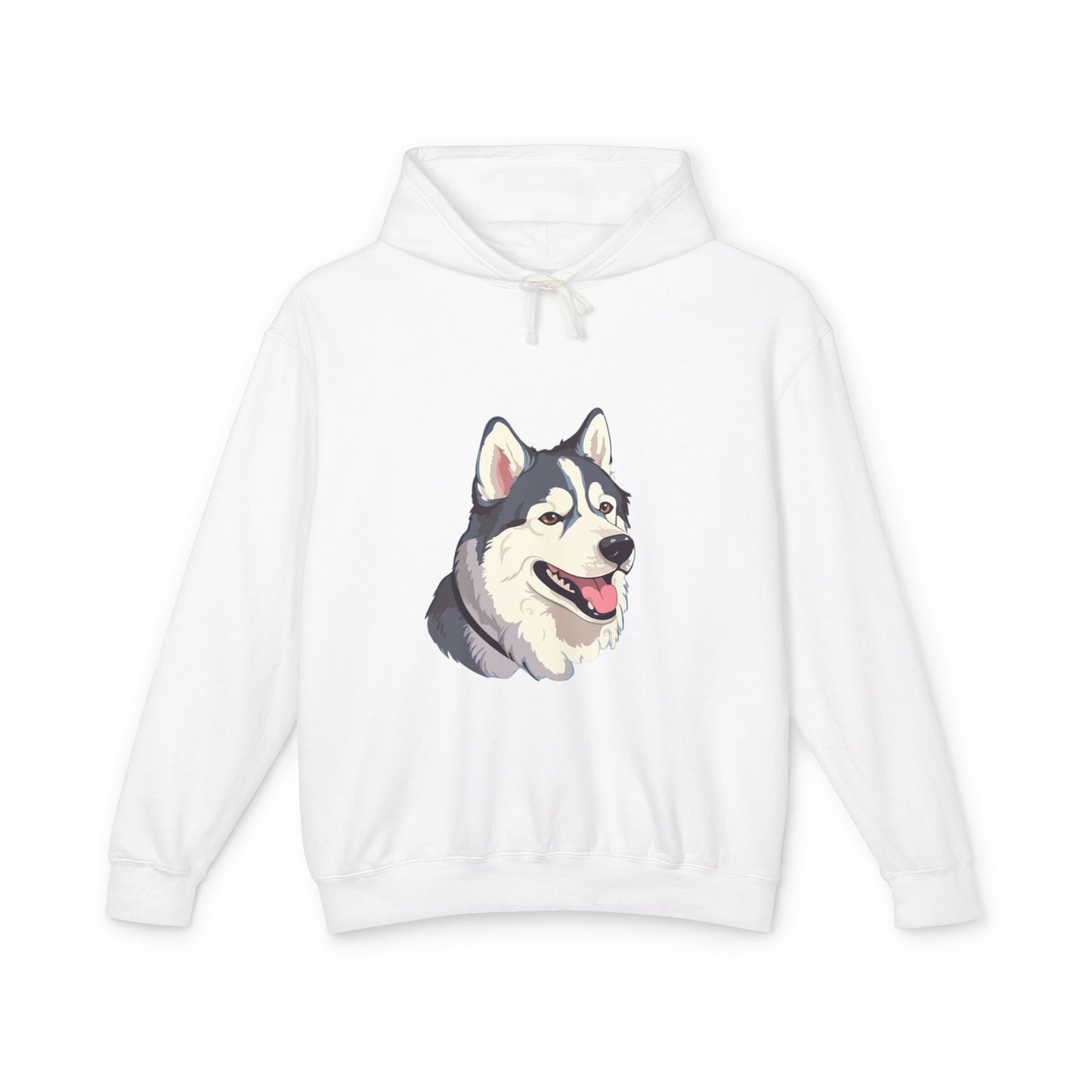 Malamute Head Unisex Lightweight Hoodie