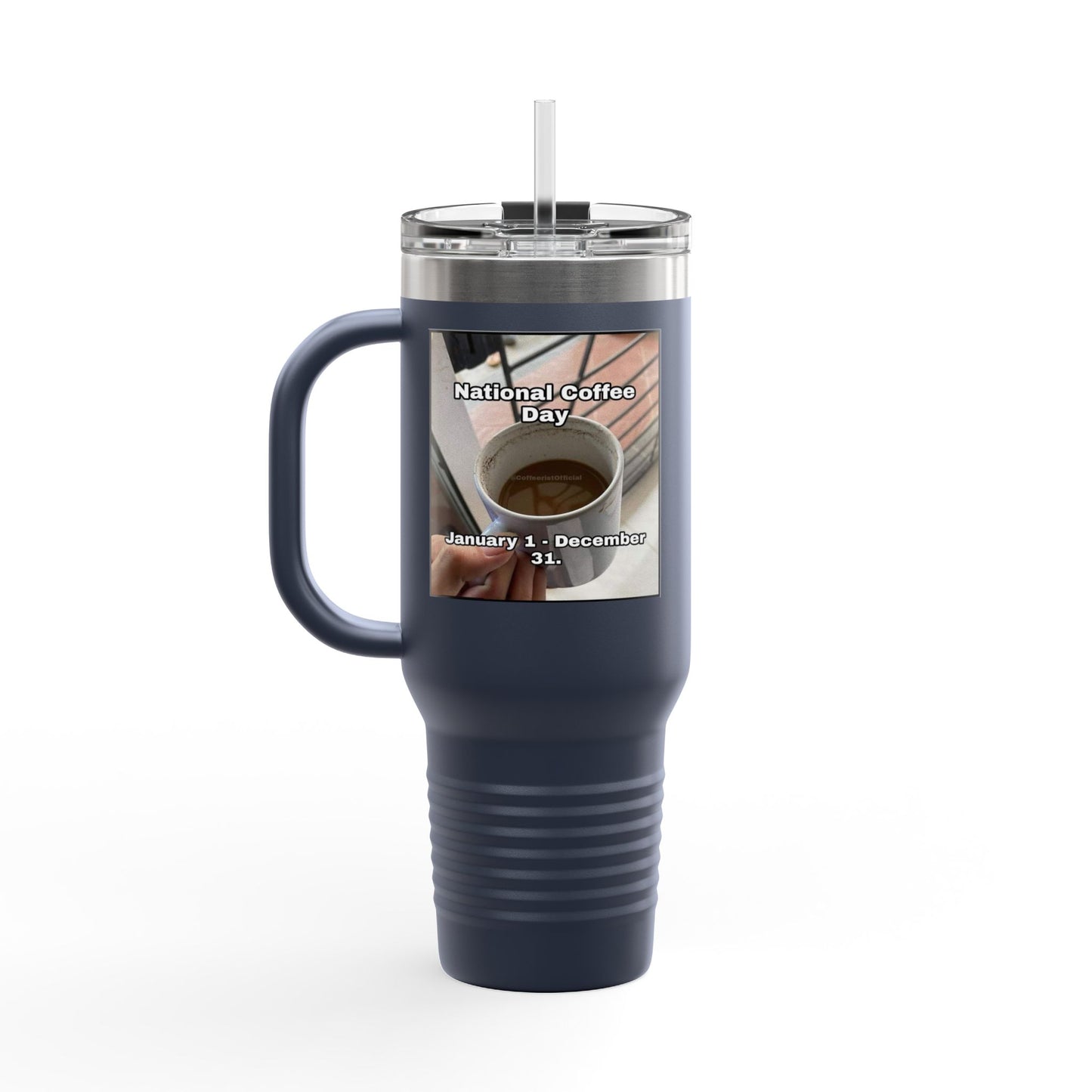 National Coffee Day Insulated Travel Mug
