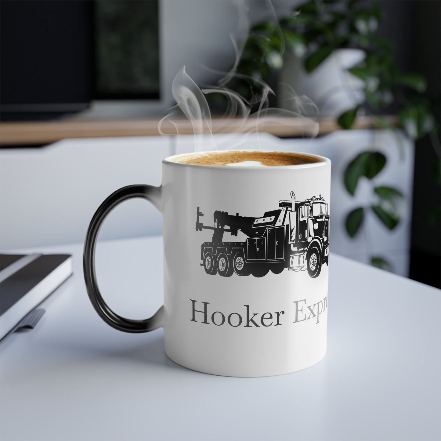 H**ker Express Heavy Tow Truck Color Changing Mug
