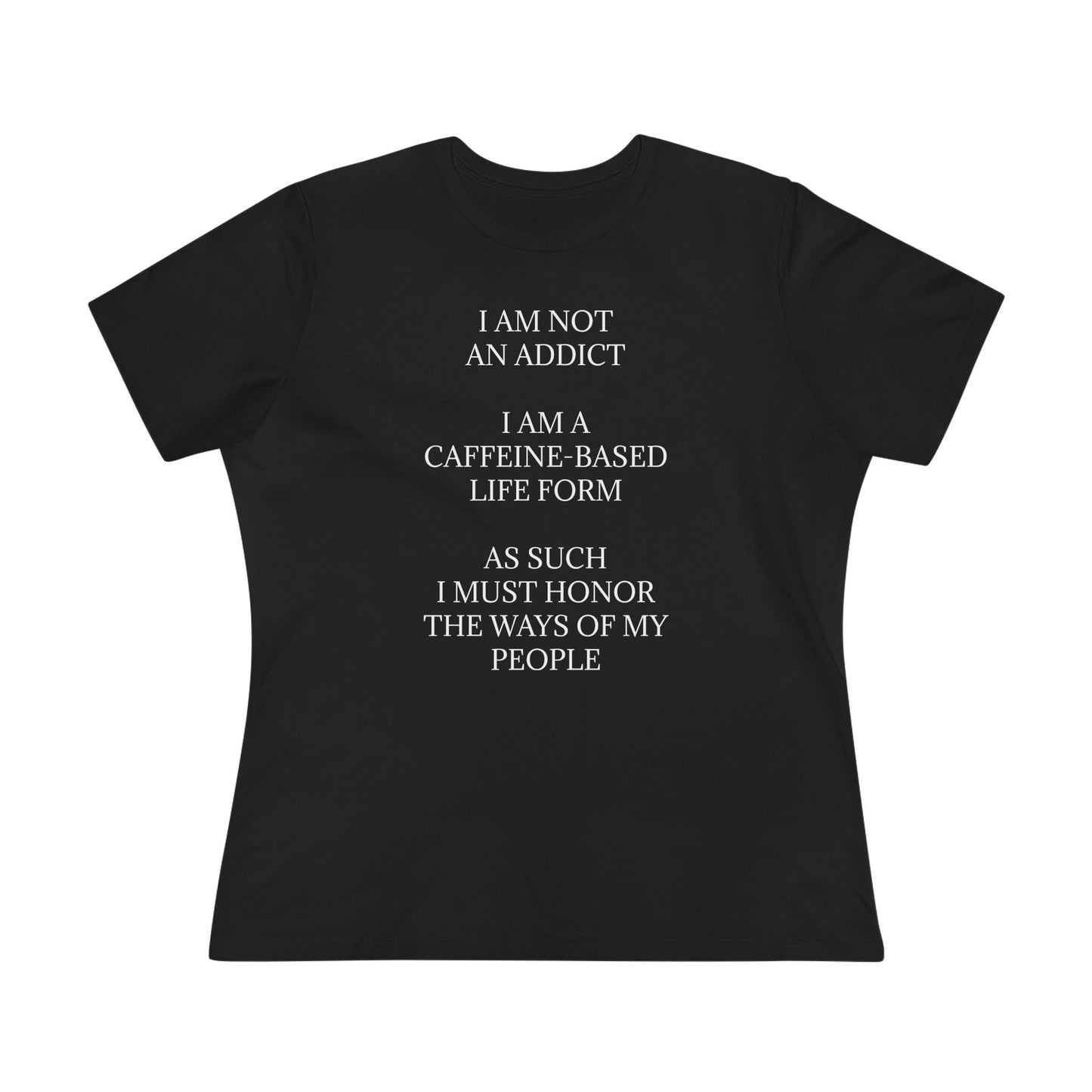 Not An Addict Women's Short Sleeve Crewneck Tee