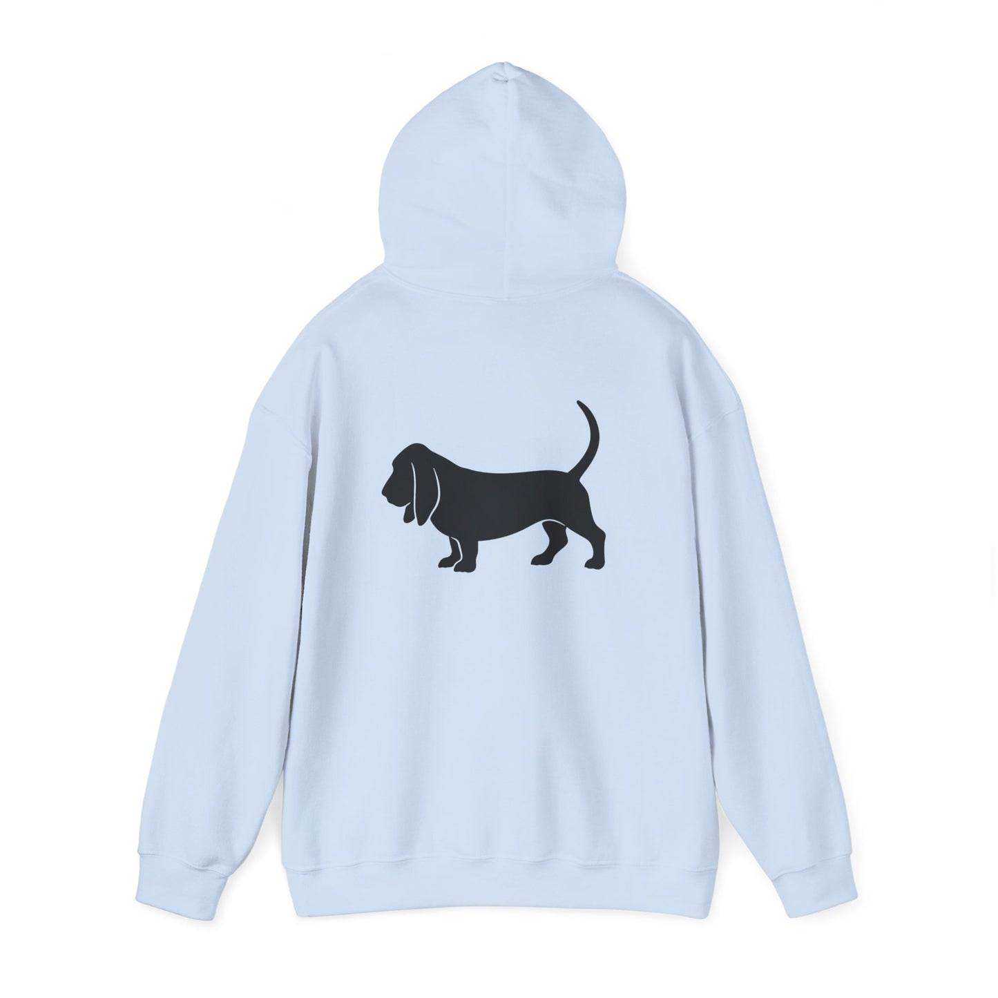 Basset Hound Silhouette Unisex Hoodie