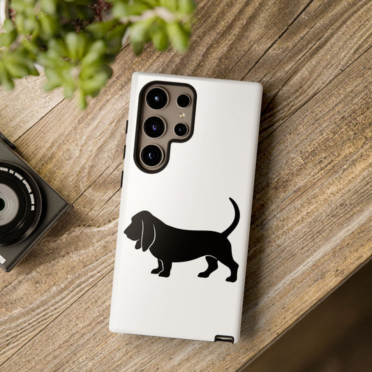 Basset Hound Silhouette Samsung Case
