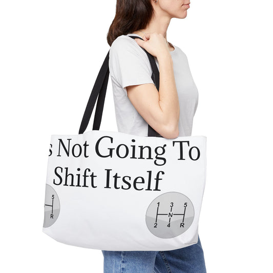 Shift Itself Weekender Tote Bag