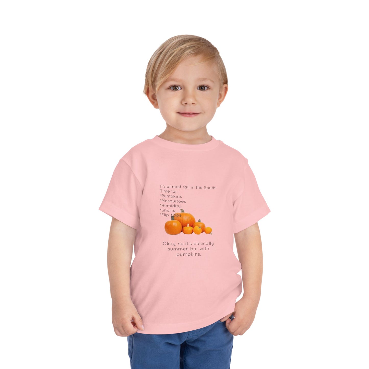Fall In The South Toddler Unisex Short Sleeve Crewneck Tee
