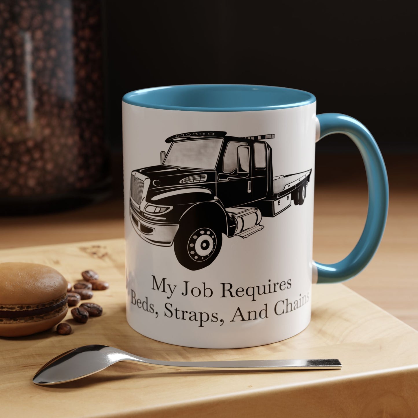 Beds, Straps, And Chains 2-Tone Coffee Mug