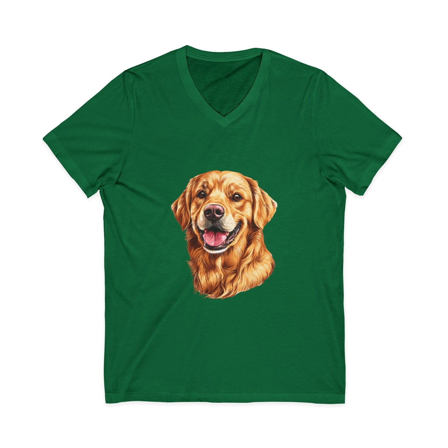 Golden Head Unisex Short Sleeve V-Neck Tee