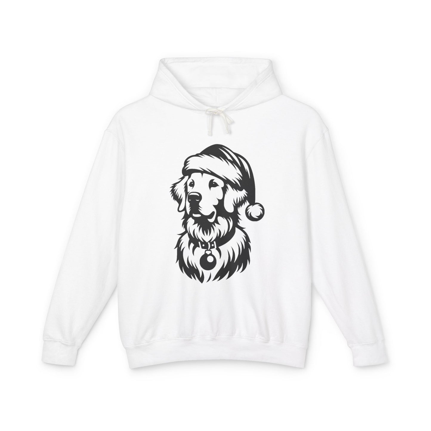 Santa Paws Golden Unisex Lightweight Hoodie