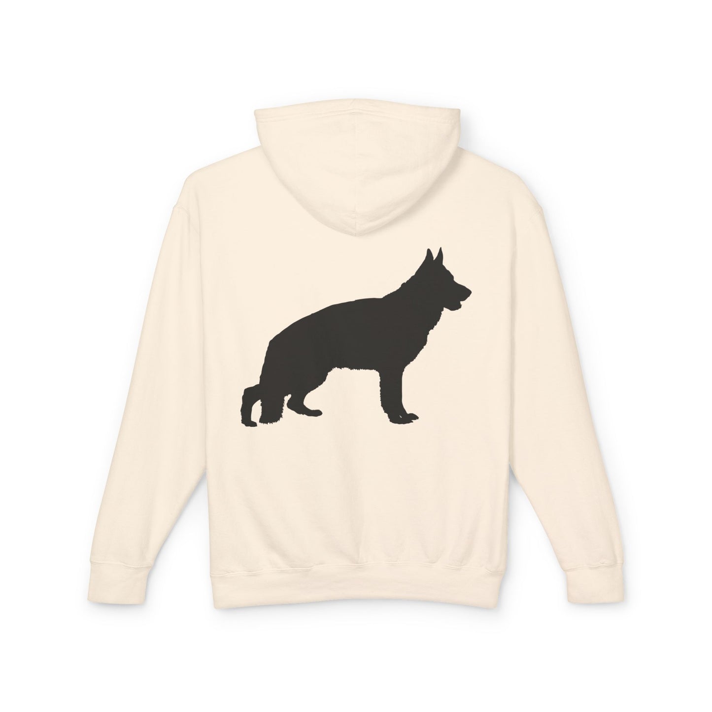German Shepherd Silhouette Unisex Lightweight Hoodie