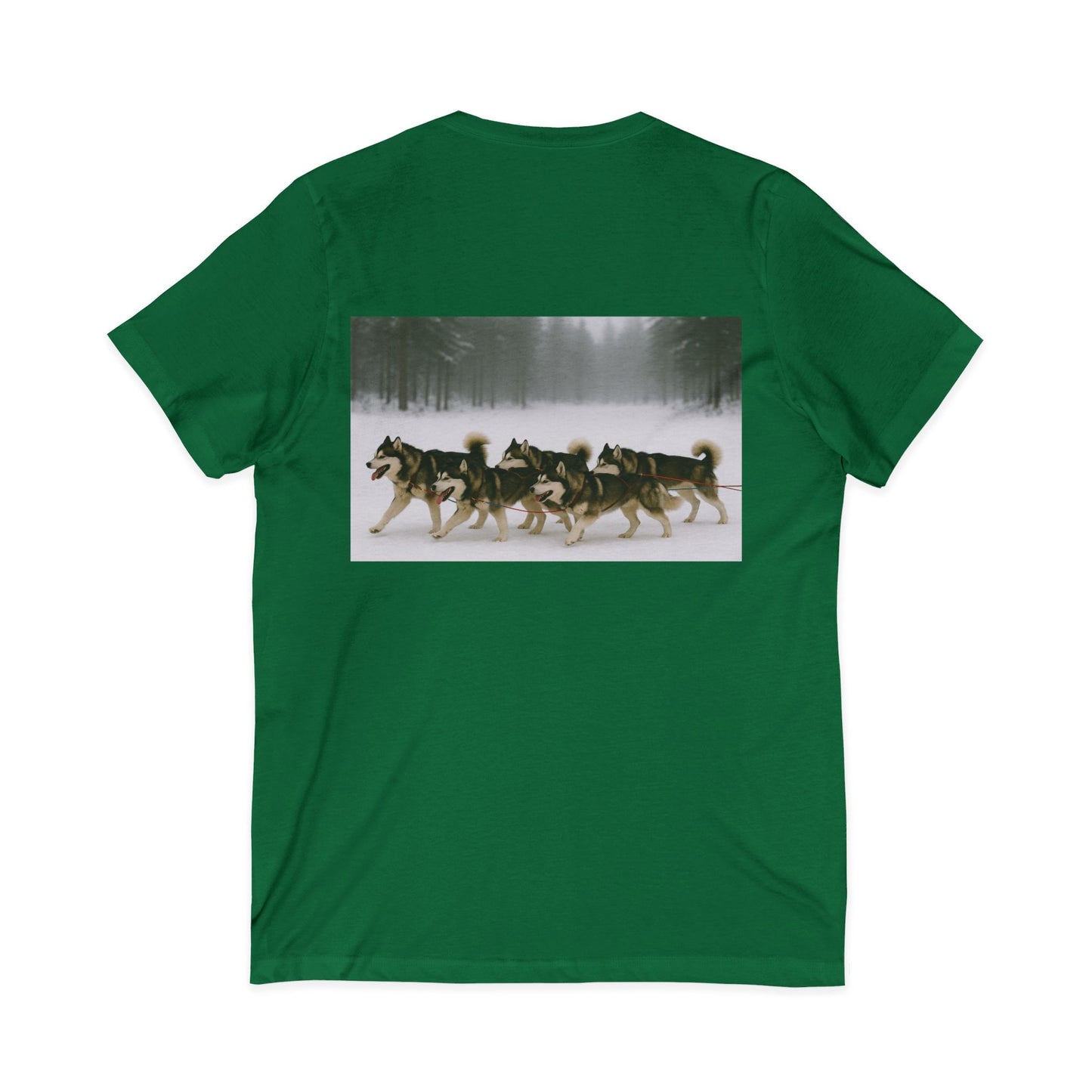 Mush On Unisex Short Sleeve V-Neck Tee