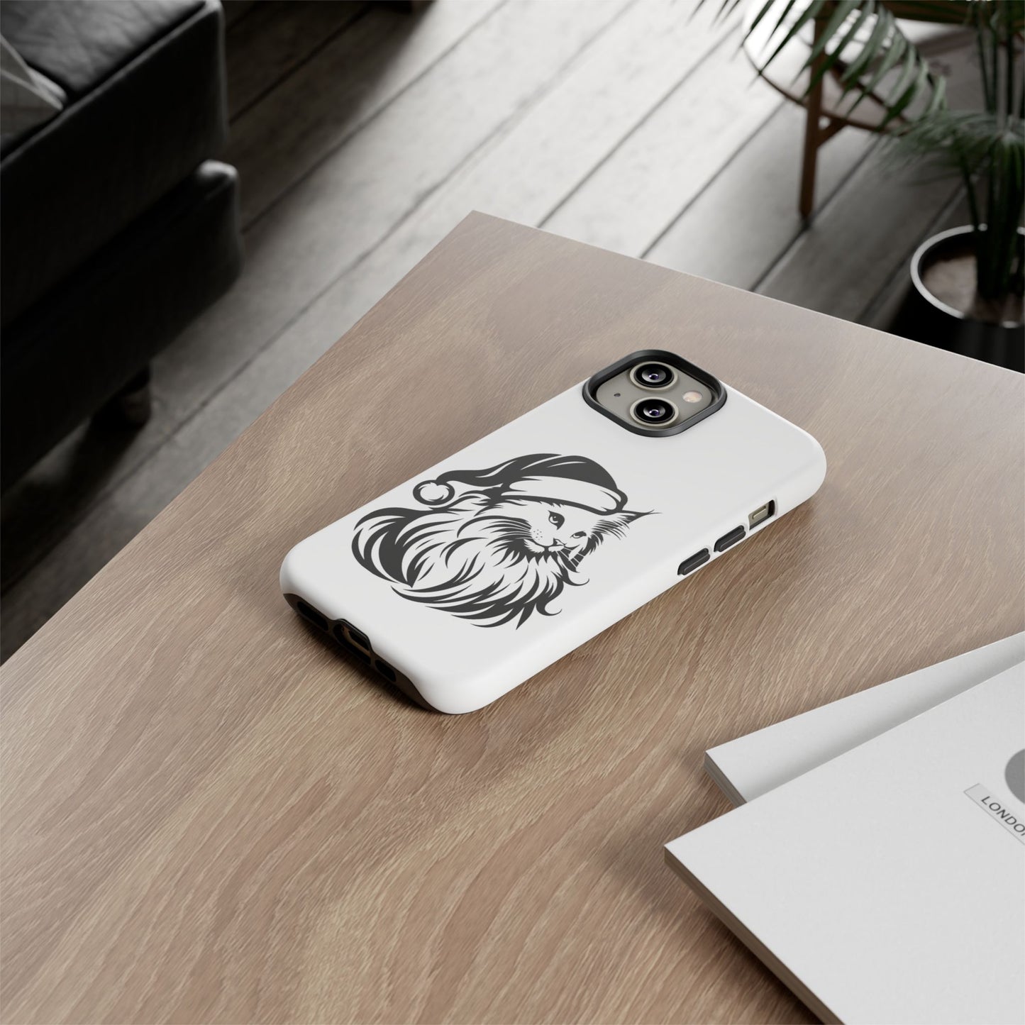 Santa Paws Cat iPhone Case