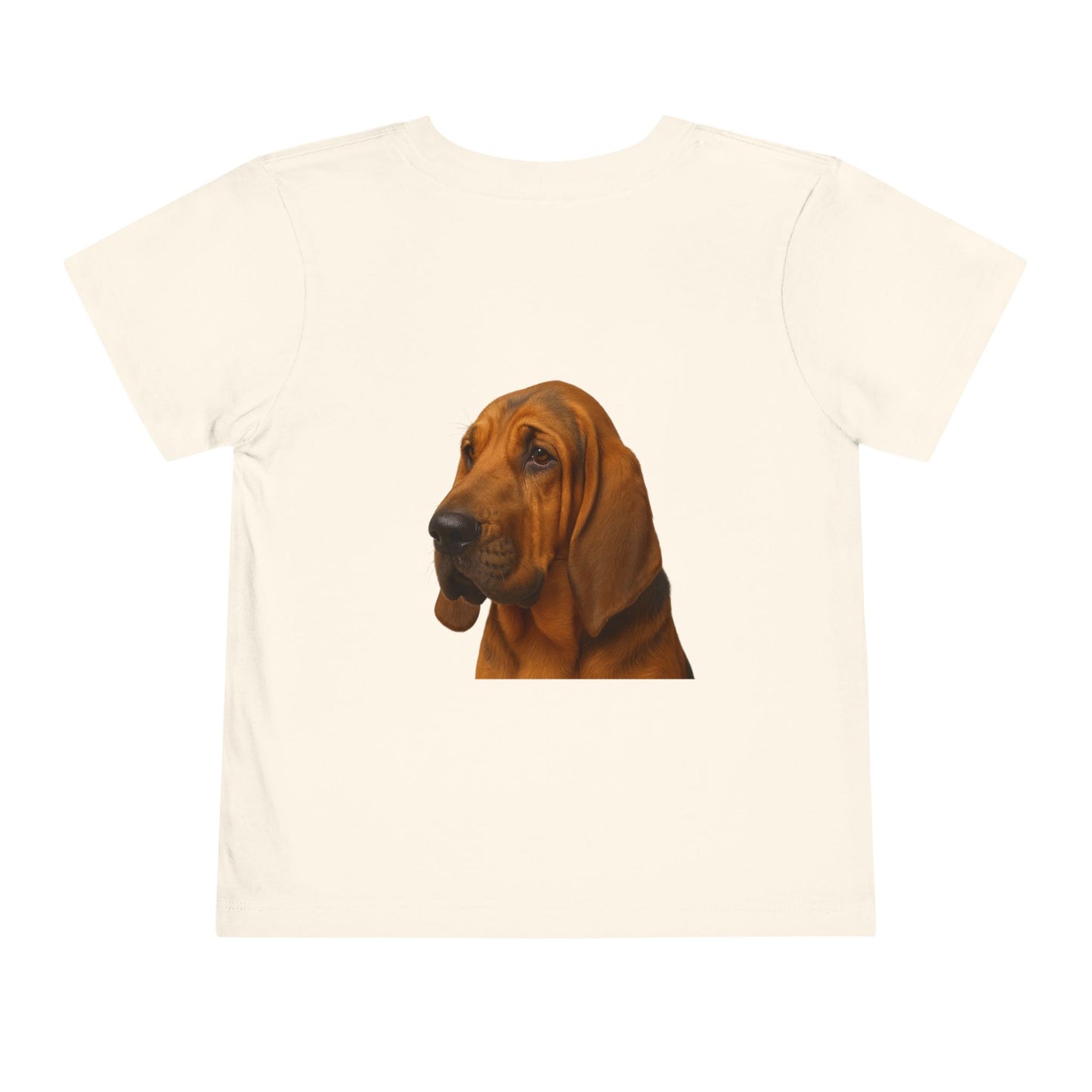 Bloodhound Head Toddler Unisex Short Sleeve Crewneck Tee