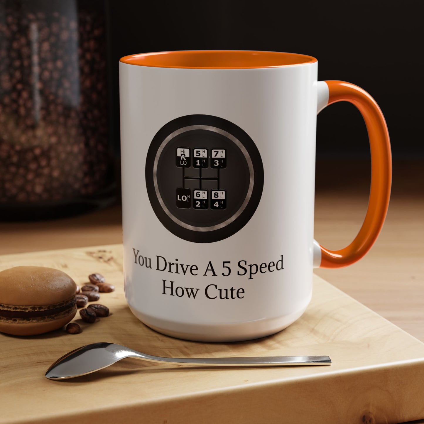 5 Speed How Cute 2-Tone Coffee Mug