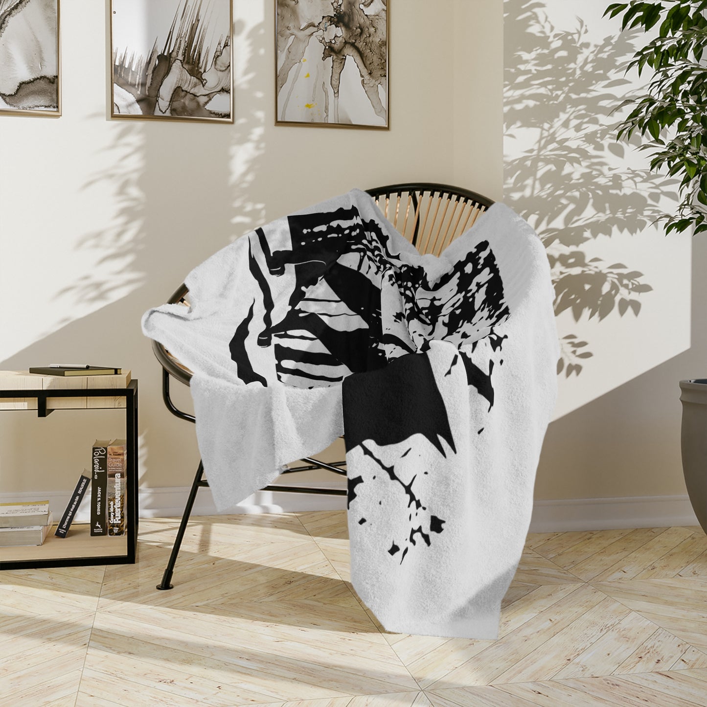 Guardian Of The Forest Velveteen Microfiber Blanket