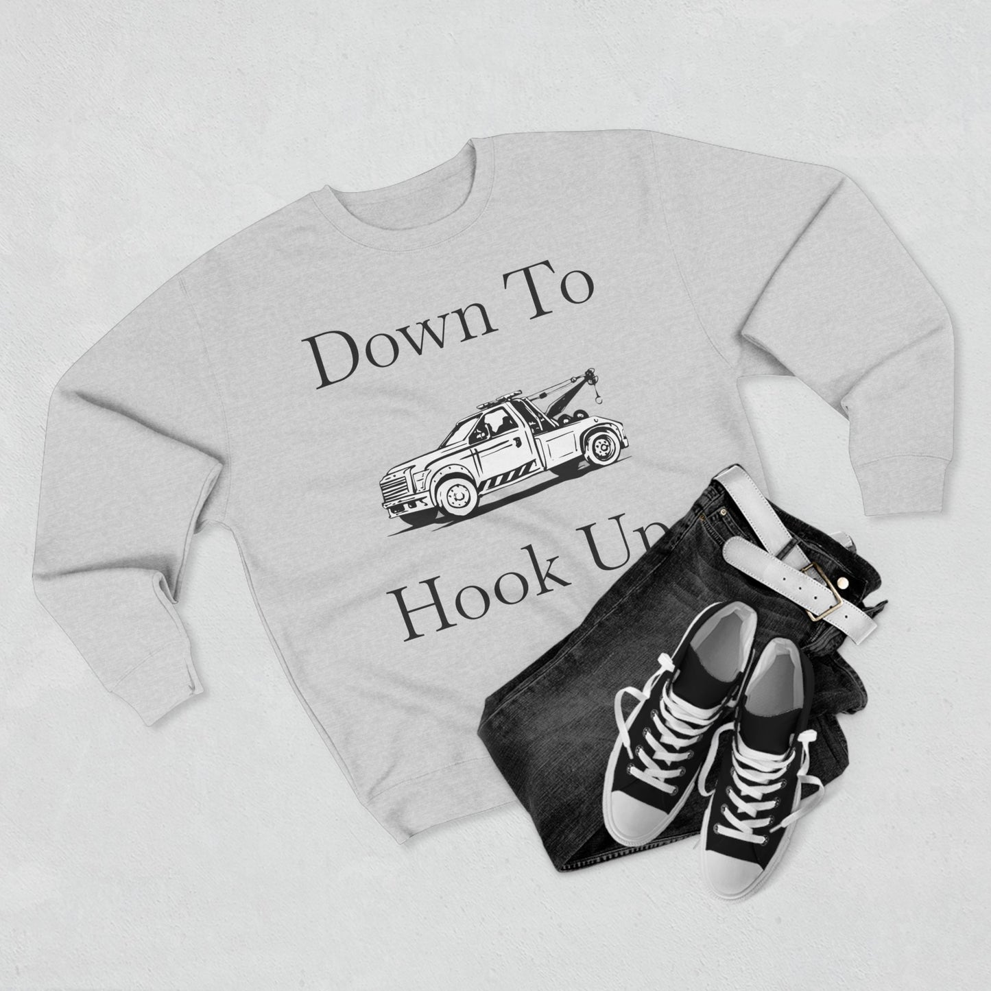 Down To Hook Up Unisex Crewneck Sweatshirt