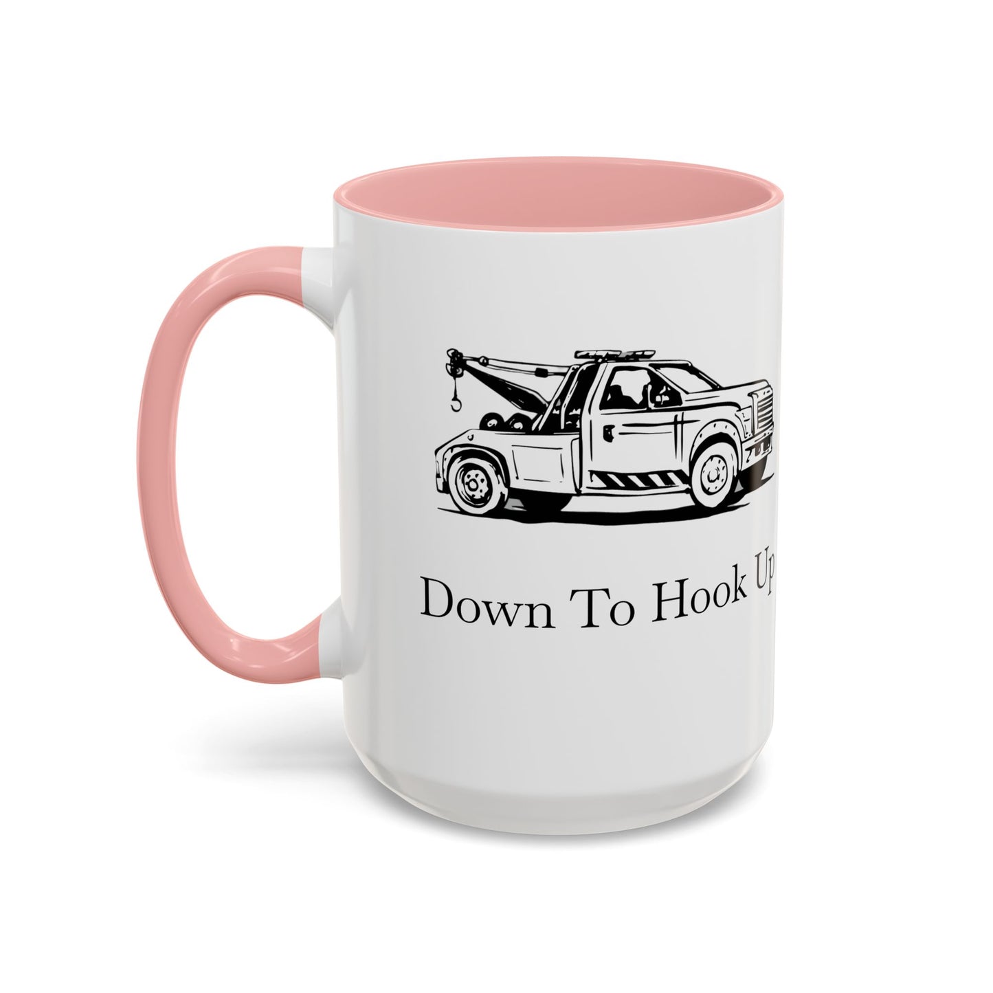 Down To Hook Up 2-Tone Coffee Mug