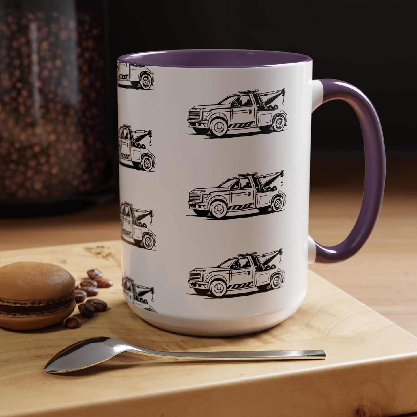 Wheel Lift Tow Truck 2-Tone Coffee Mug